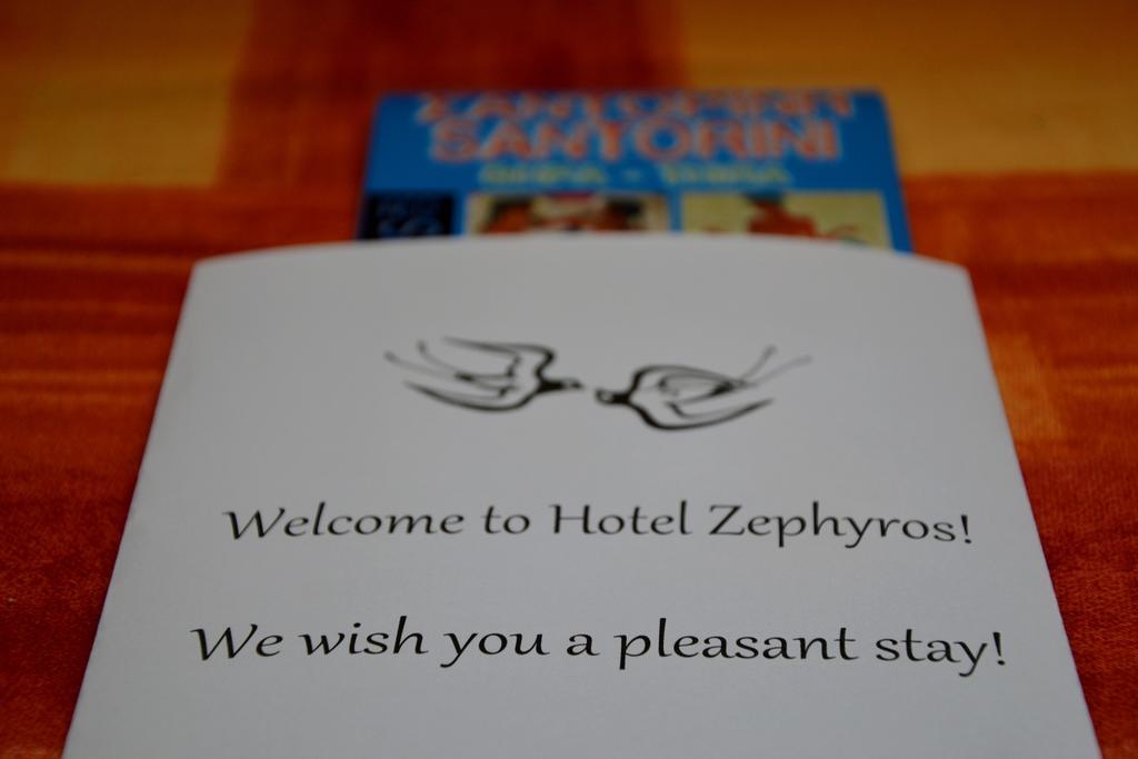 Zephyros Hotel Камари Экстерьер фото